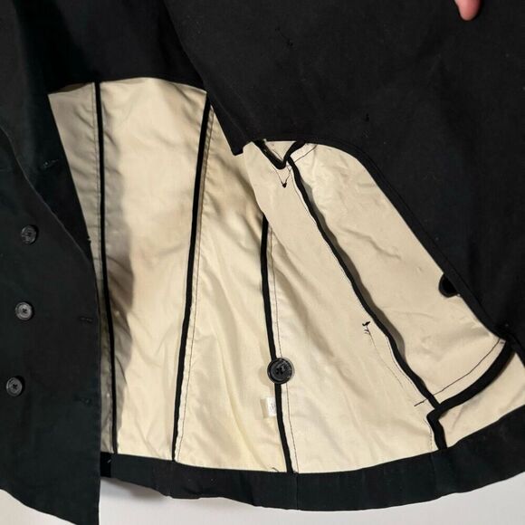 GAP Vintage ‘03 Y2K Black Essential Peacoat M - Picture 5 of 6